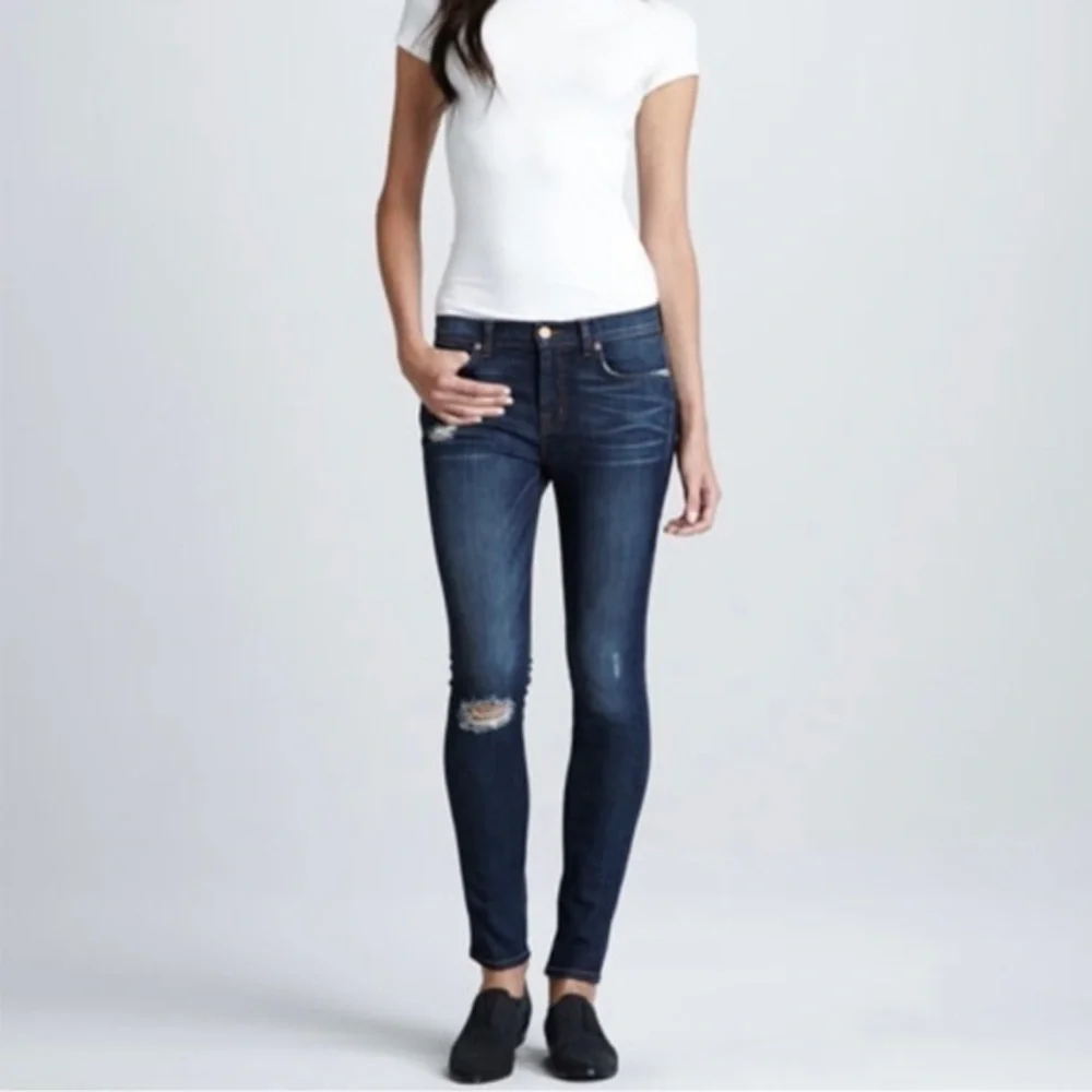 J Brand | Women 811 Salem Distressed Skinny Blue Jeans Sz 23